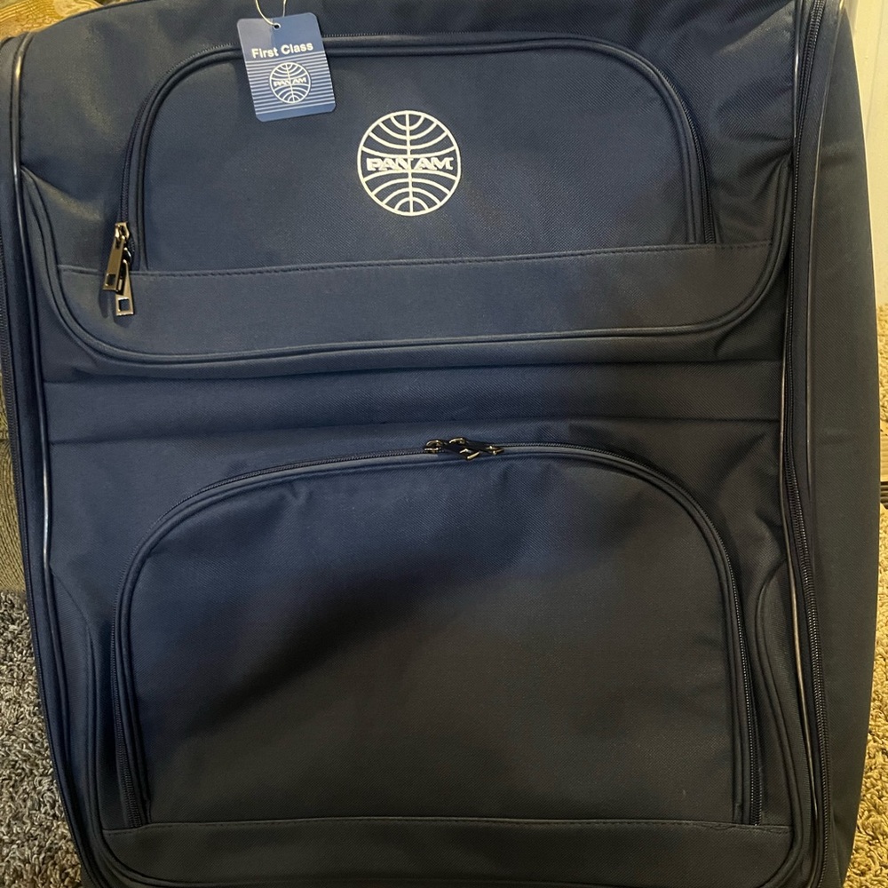 Navy Blue Travel Bag